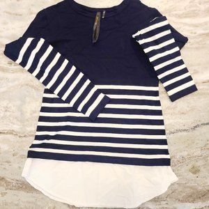 Cute Striped Color Block Long sleeve